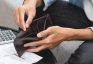 Bankruptcy,Problem,Financial,Concept,,Young,Man,Opening,Empty,Wallet,Stress