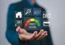 Credit,Score,Concept,,Businessman,Holding,Virtual,Screen,Of,Credit,Score