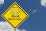 Flood,Insurance,Warning,Sign,With,House,With,Sky,3d,Illustration